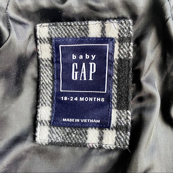 Baby Gap Wool Blend Coat Size 18-24 months - Picture 7 of 7